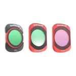 Sunnylife Pocket 4/3 CPL-, ND16- ja 1/4 Black Mist filtrikomplekt
