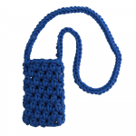 Megztas krep&scaron;ys telefonui dizainas 1 mėlynas