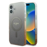 Guess IML Glitter Gradient MagSafe iPhone 16 &Uuml;mbris - Brown