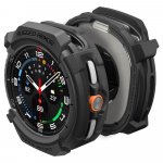 Spigen Rugged Armor &Uuml;mbris jaoks Samsung Galaxy Watch 8 Classic 46mm - Matt Must