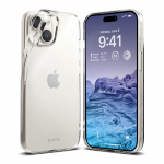 Crong Crystal Slim Cover &uuml;mbris seadmele iPhone 15 Plus, l&auml;bipaistev