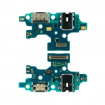 Charging Port &Uuml;hildub Samsung A415 A41 2020 koos Flex / Plata OEM