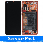 LCD ekraan &uuml;hilduv Huawei P30 Pro raamiga / Amber Sunrise / (Service Pack)