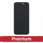 LCD ekranas suderinamas su iPhone 16 juodas / 100% Originalus oficialus / (+ Proximity Sensor Flex)