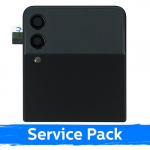 LCD ekraan &uuml;hilduv Samsung F711 Z Flip3 (OUTER) raamiga / Phantom Black / (Service Pack)