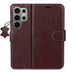 Smart Luxe nahast &uuml;mbris Samsung Galaxy S26 Ultra pruun