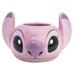 Disney Stitch Angel 3D-keraamiline kruus kinkekarbis, 375 ml