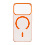 Case for iPhone 18 Pro / 17 Pro Go Orange compatible with MagSafe orange