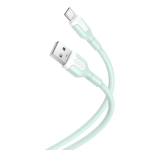 XO kaabel NB212 USB - USB-C 1,0 m 2,1A, roheline