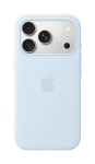 MK8W4ZM/A iPhone 18 Pro Silicone Case with MagSafe, Crisp Blue