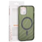 Tecto Shield Desert Mag &uuml;mbris mudelile iPhone 12 / 12 Pro 6,1", tume oliivroheline