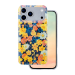 Glow Glam &uuml;mbris jaoks iPhone 17 Pro 6,3" oranž