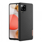 Dux Ducis Fino nailonist kattega &uuml;mbris Samsung Galaxy A42 5G musta v&auml;rvi jaoks