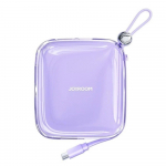 Joyroom JR-L005 10000mAh Lightning USB-A energiapank - lilla