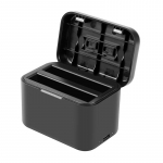 Charging &uuml;mbris jaoks batteries and memory cards PULUZ jaoks Insta360 X4 (must)