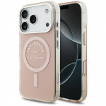 Karl Lagerfeld IML Karl RSG Logo MagSafe &Uuml;mbris jaoks iPhone 17 Pro - Roosa
