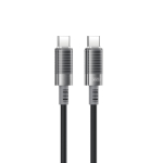 XO kabelis NB-Q282B PD USB-C - USB-C 1,0 m 60 W juodas