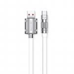 WEKOME WDC-186 Wingle Series USB-A&ndash;USB-C laadimis- ja andmekaabel, 1 m, valge