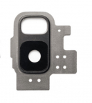 Samsung G960 S9 kameros stikliukas sidabrinis HQ