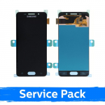 LCD Ekraan &Uuml;hildub Samsung A310 2016 A3 Must (Service Pack)
