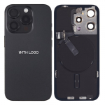 Tagakaas &uuml;hilduv iPhone 15 Pro / Black Titanium / (K&otilde;ik osad kaasas) / OEM