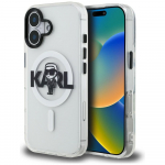 Karl Lagerfeld IML Karl Sketch Logo MagSafe &uuml;mbris iPhone 16 - l&auml;bipaistev