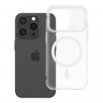 Case for iPhone 15 PRO Aurora compatible with MagSafe white