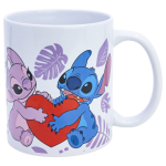 Disney Stitch & Angel keraamiline kruus kinkekarbis, 325 ml