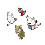 Moomins 4 rinnam&auml;rgi komplekt riietele v&otilde;i seljakotile
