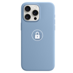 "Silicone Case v2" for iPhone 18 Pro Max / Winter Blue / in package