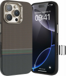 Benks Magnetic Armor Pro Prestige Kevlar 600D &Uuml;mbris (Y065) jaoks Iphone 16 Pro (Camera Control Button)