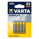 VARTA cinko baterija R3 (AAA) Superlife 4 vnt.