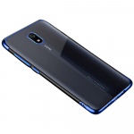 Selge v&auml;rvi Case Gel TPU Electroplating raam Cover for Xiaomi Redmi 8A sinine