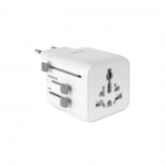 Puro Universal Travel Adapter - White