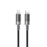 XO kabelis NB-Q282B PD USB-C - "Lightning" 1,0 m 27 W juodas