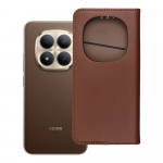 SMART PRO Kaaned leather &uuml;mbris for XIAOMI Redmi Note 15 PRO PLUS 5G pruun