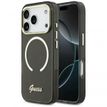 Guess IML Script Metal MagSafe &Uuml;mbris for iPhone 17 Pro Max - must