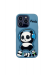 Dėklas 3D PANDA SU LAIKLIU IPHONE 13