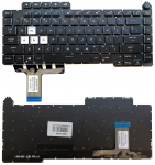 Klaviatūra ASUS G15 G513, G513Q, G533, su RGB pa&scaron;vietimu, US
