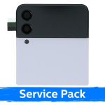LCD ekraan &uuml;hilduv Samsung F711 Z Flip3 (OUTER) raamiga / Valge / (Service Pack)