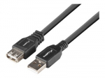 Lanberg CA-USBE-15CU-0018-BK USB prailginimo kabelis juodas