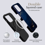 MIO Midnight Sparkle Magsafe &Uuml;mbris iPhone 16 Plus