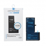 AmpSentrix Basic aku iPhone XS Max (suur mahutavus 3700 mAh)