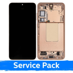 Samsung S926 S24 Plus &uuml;hilduv LCD-ekraan koos raamiga / liivakivioranž / (hoolduskomplekt) +KOOS AKUGA