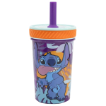 Disney Stitch Aloha Dropsafe &uuml;mberminekukindel tops silikoonk&otilde;rrega, 370 ml