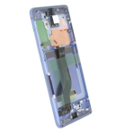 Originaalne Haze Purple v&auml;rvi Samsung G985F/G986F S20 Plus LCD-ekraan puutepaneeli ja raamiga (hoolduspakend)