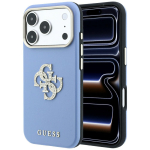 Guess Smooth & Big Strass Logo &uuml;mbris iPhone 18 Pro Max / 17 Pro Max &ndash; sinine