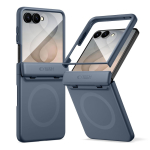 Tech-Protect Kevlar Aura &uuml;mbris seadmele Samsung Galaxy Z Flip 8, MagSafe-&uuml;hilduv &ndash; tumesinine
