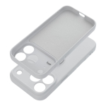 Case for iPhone 18 Pro / 17 Pro Silicone Ring silver