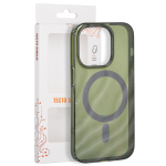 Tecto Shield Desert Mag &uuml;mbris mudelile iPhone 14 Pro 6,1", tume oliivroheline